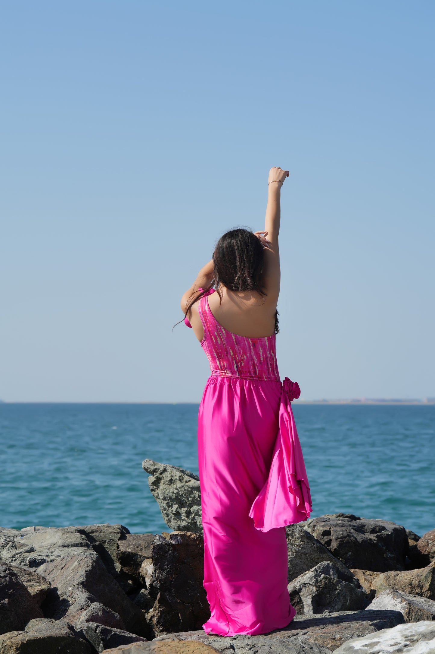 Fleur Grande One-Shoulder Swimsuit ๐บ